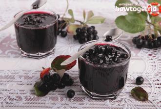 Рецепт Варенье из черноплодной рябины