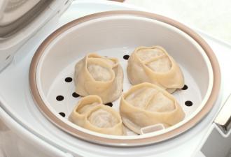 Манты на пару - рецепт приготовления с пошаговыми фото